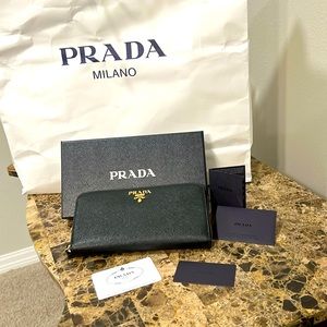 Prada Saffiano Large Wallet